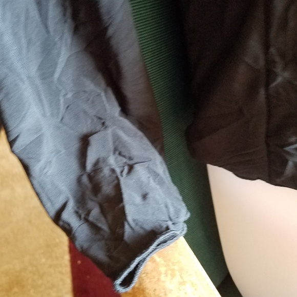 Snazzy black top by Express U with metal embellishment - Picture 3 of 4